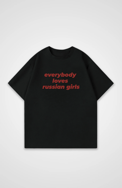 Russian Girls Oversized Shirt