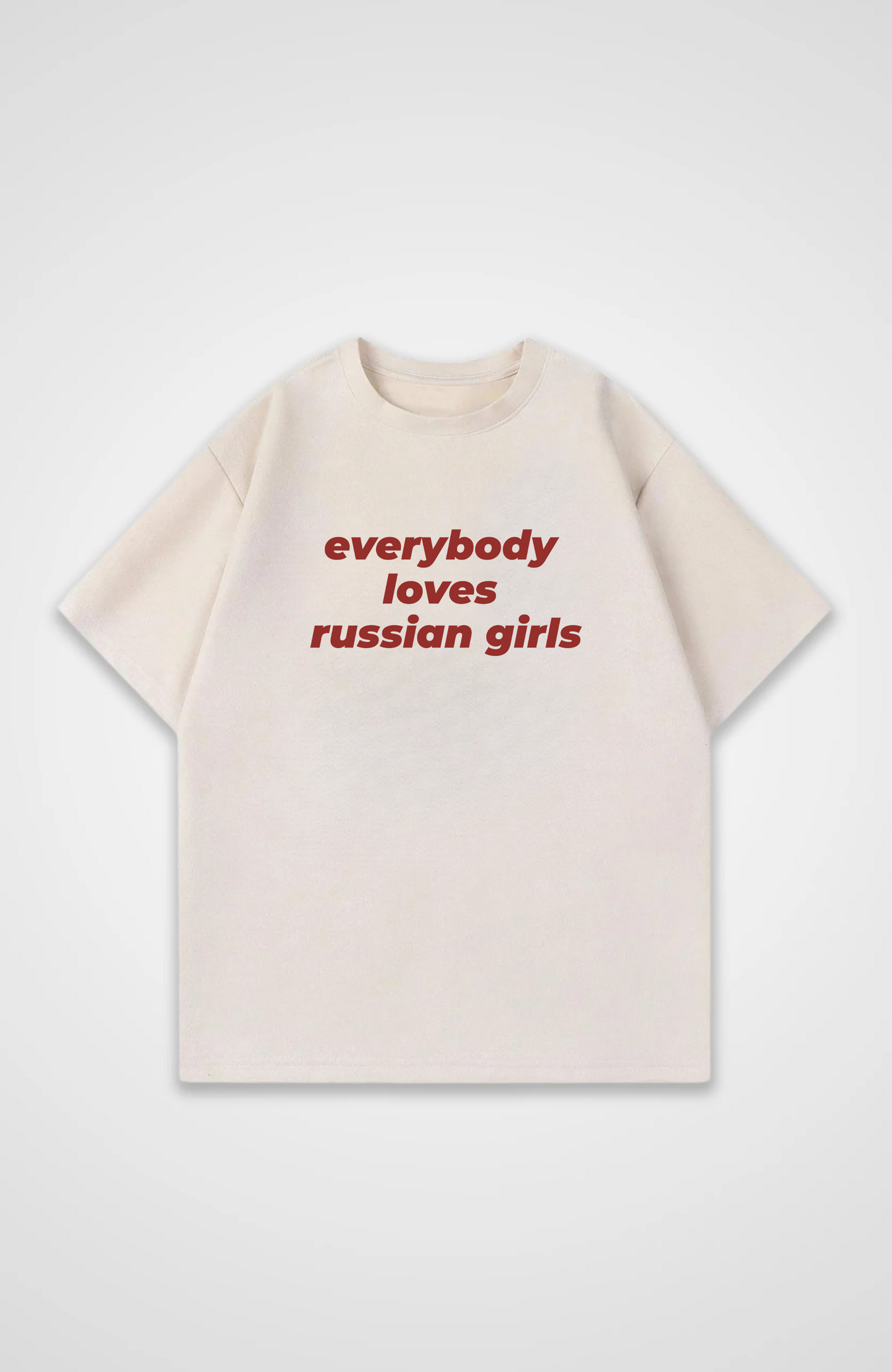 Russian Girls Oversized Shirt