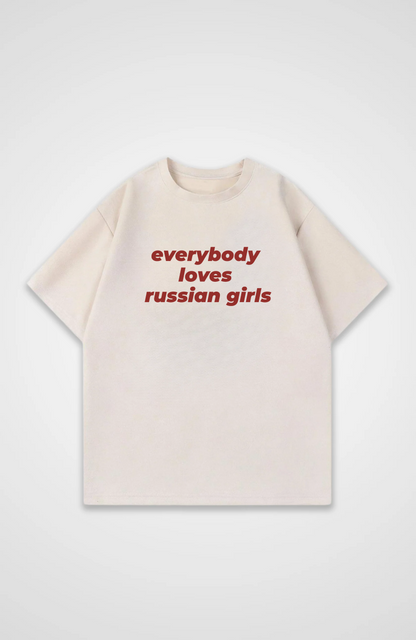 Russian Girls Oversized Shirt