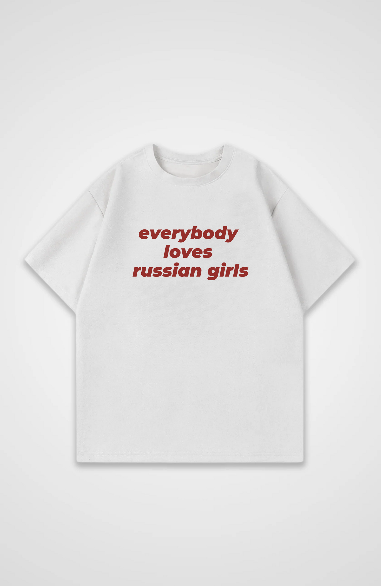 Russian Girls Oversized Shirt