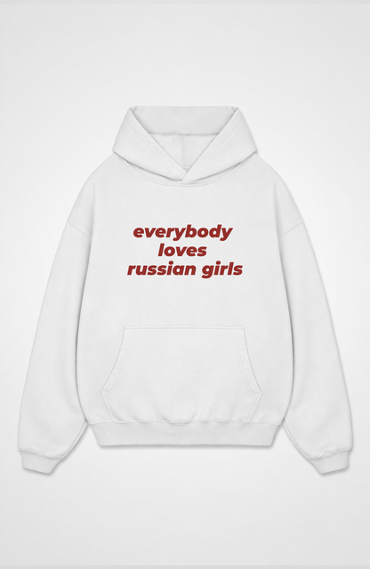 Russian Girls Oversized Hoodie