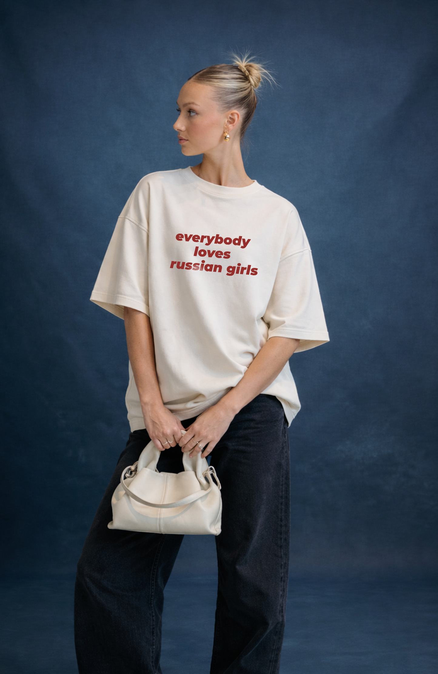 Russian Girls Oversized Shirt