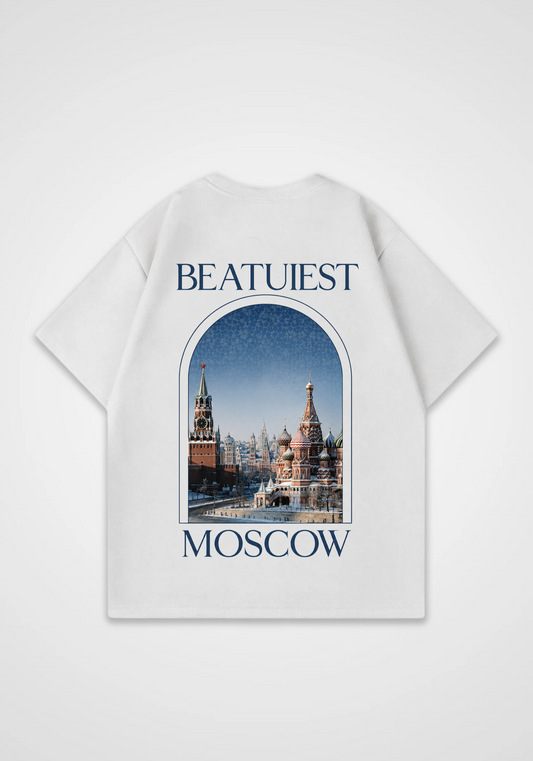 Moscow Oversized Shirt - White Back (Designed)