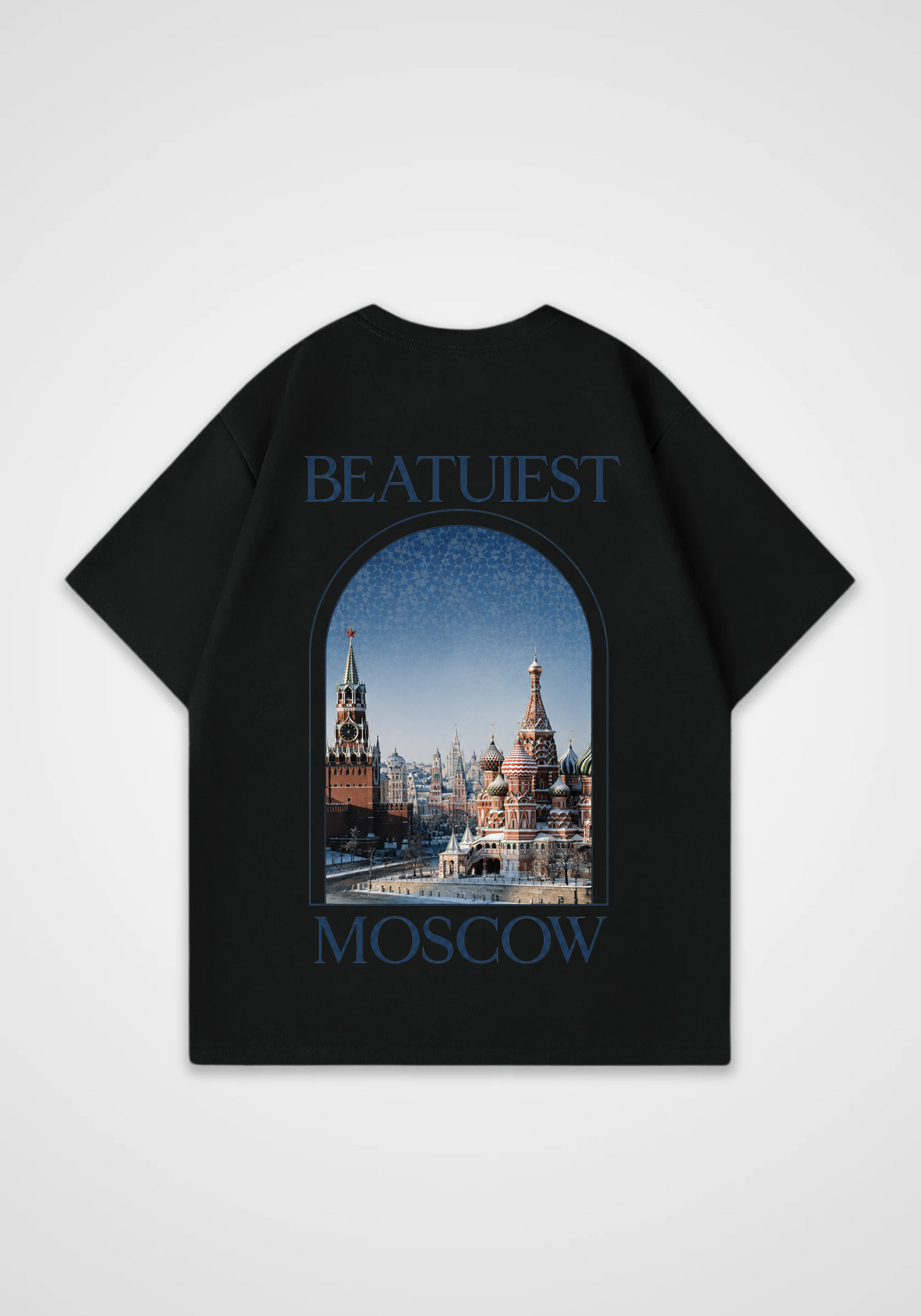 Moscow Oversized Shirt - Black Back (Designed)