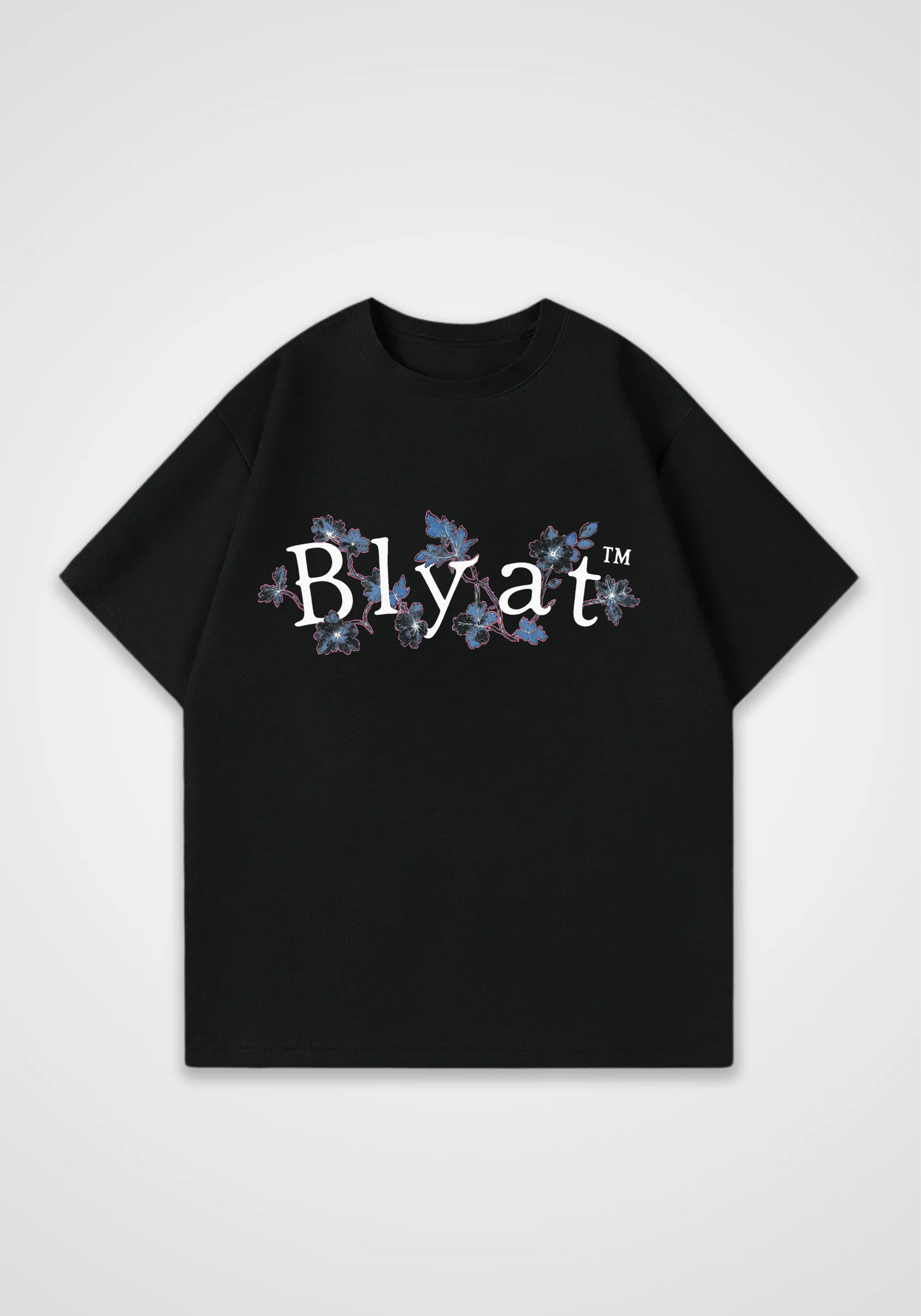 Blyat Oversized Shirt - Black Front (Designed)