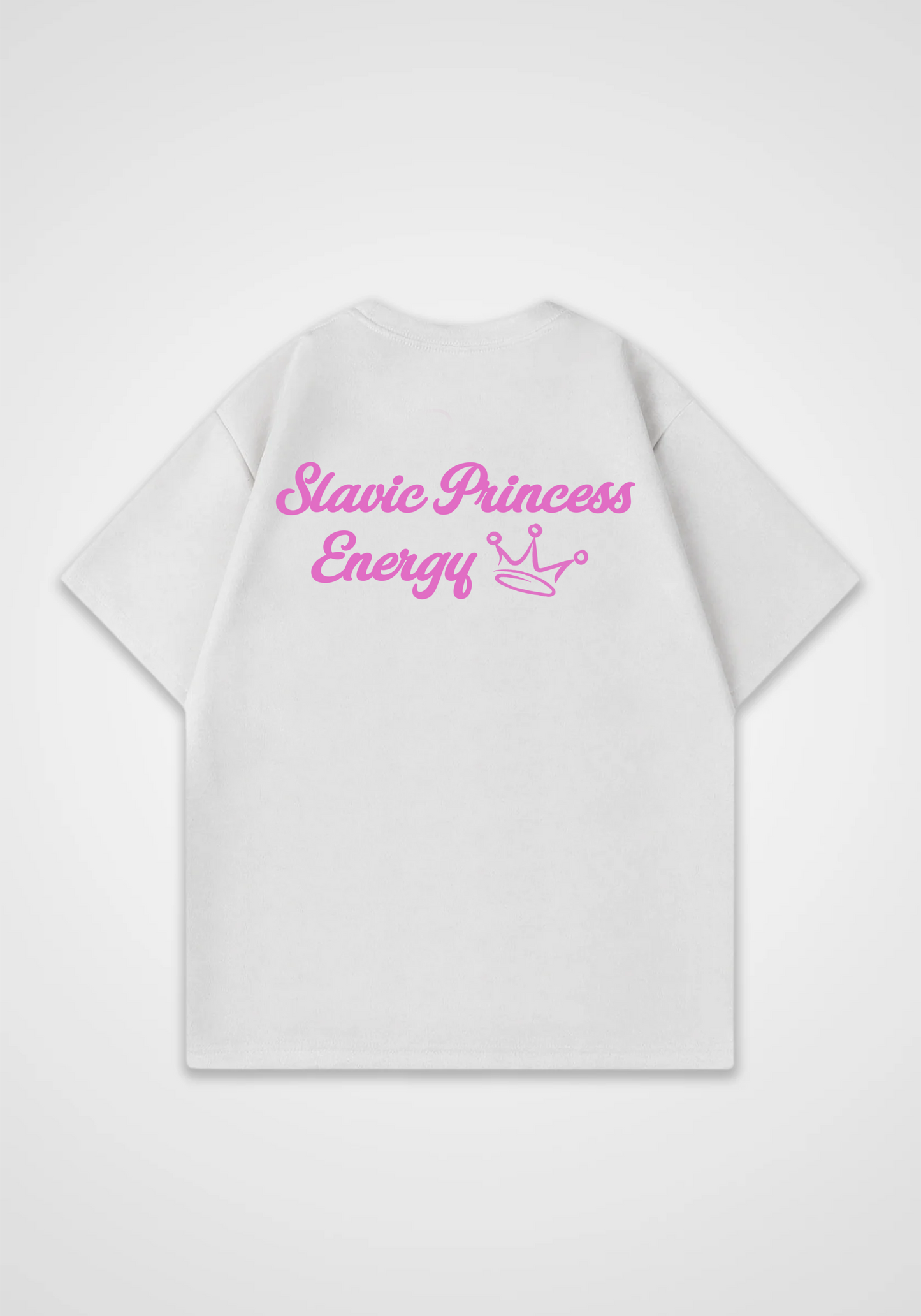 Slavic princess Oversized Shirt - White Back (Designed)