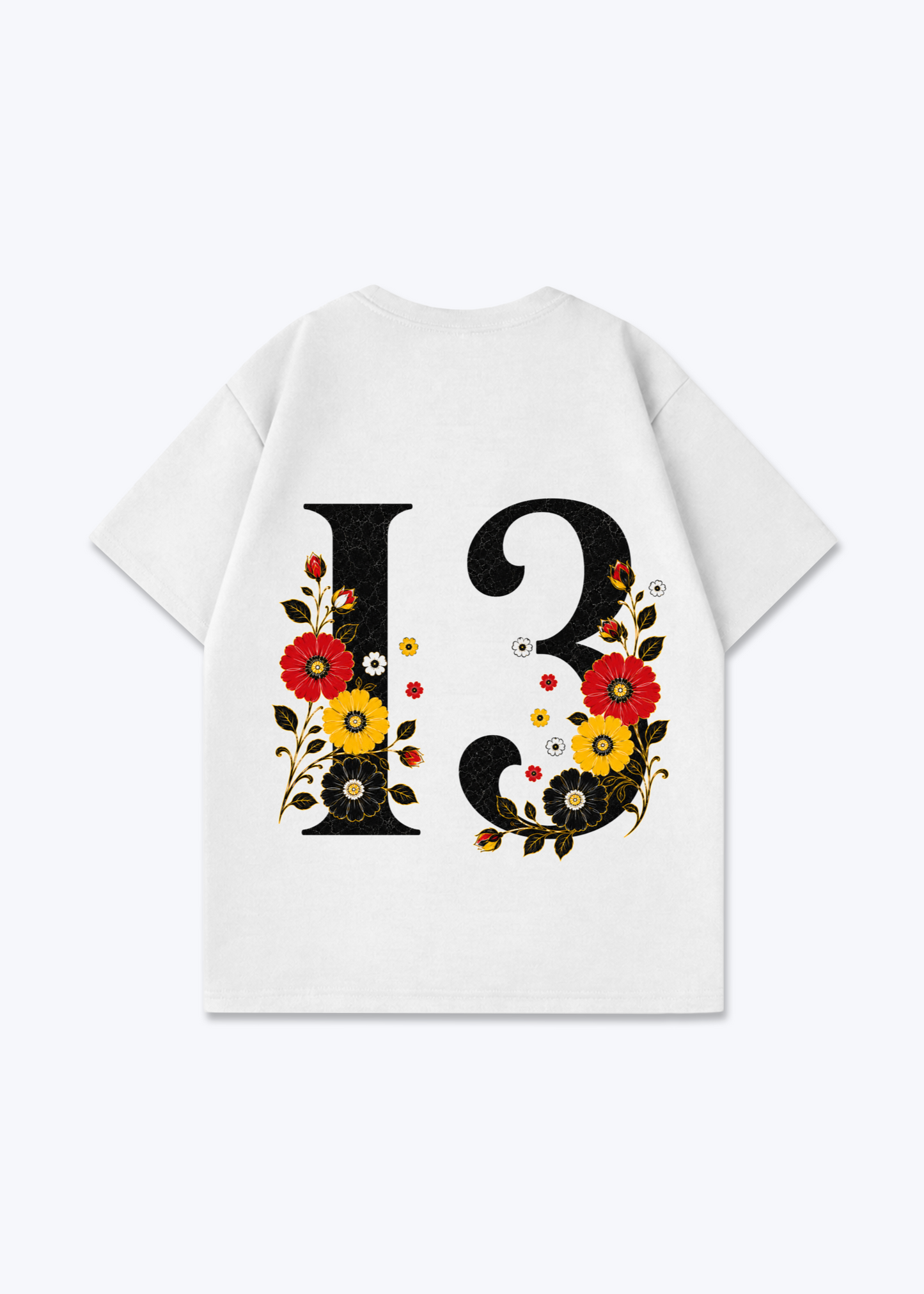 15 Oversized Shirt - White Back (Designed)