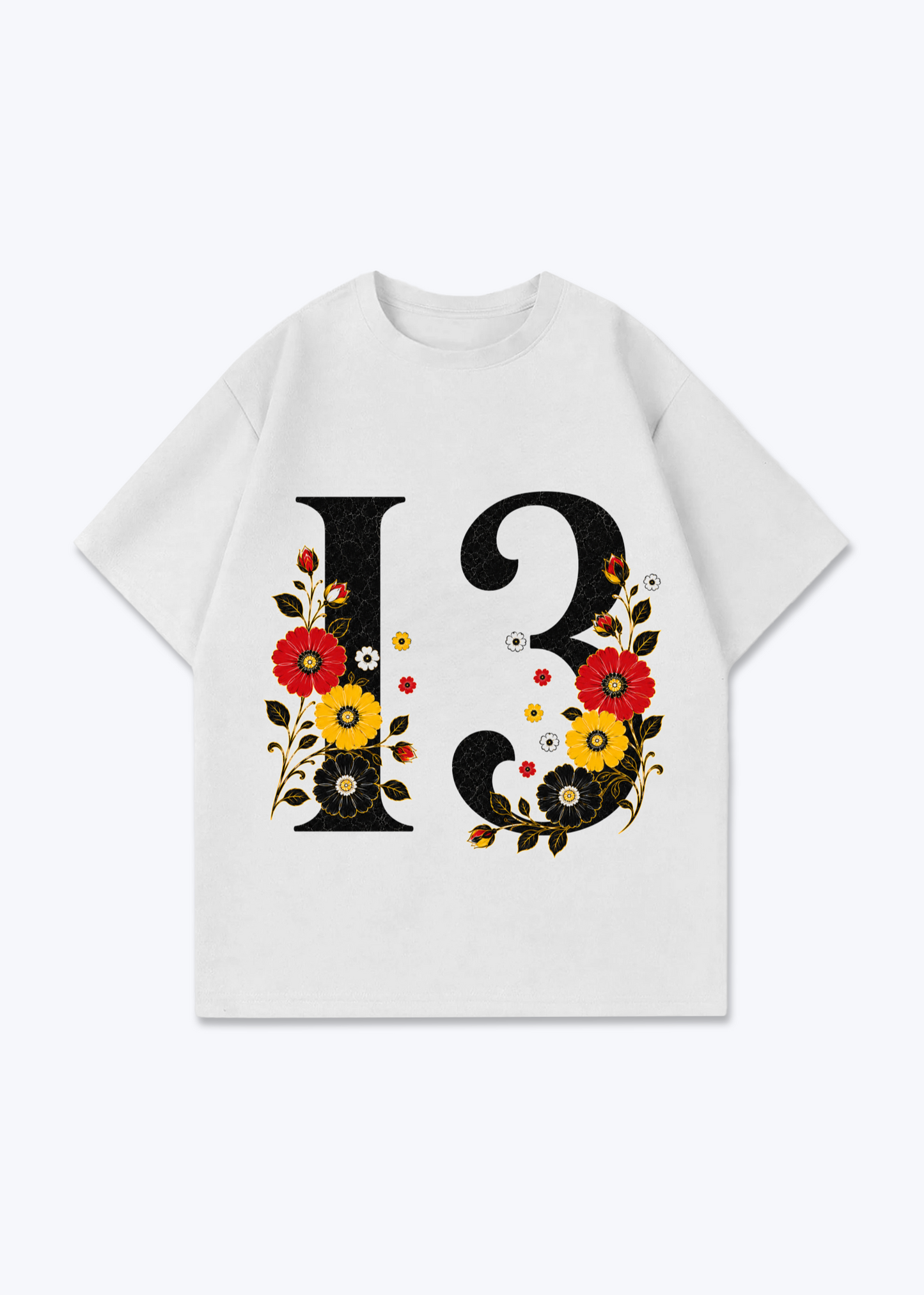 wrr Oversized Shirt - White Front (Designed)