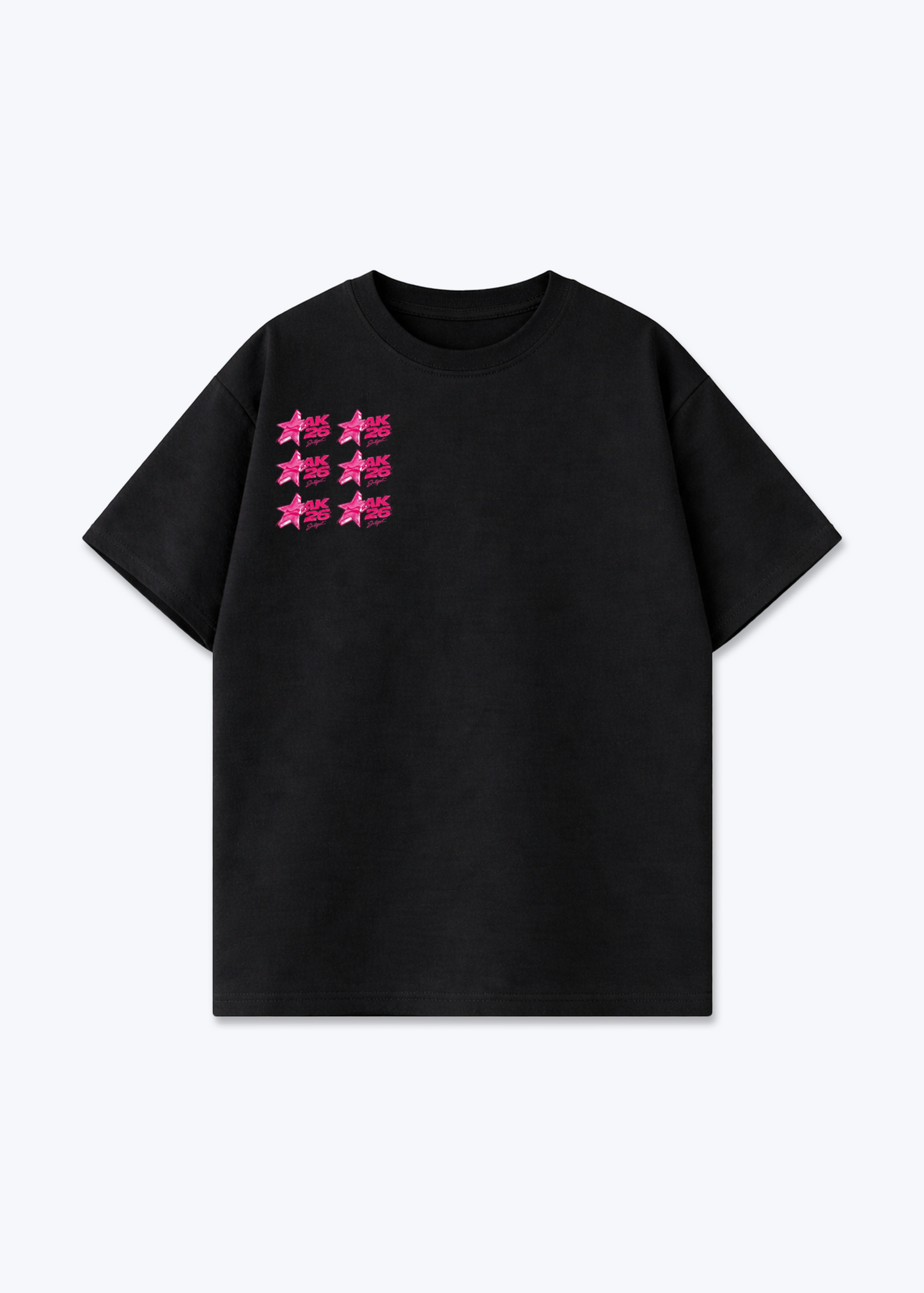 ess Oversized Shirt - Black Front (Designed)