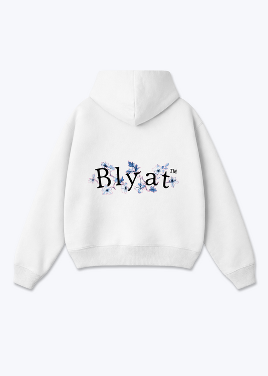 blayt Oversized Hoodie - White Back (Designed)