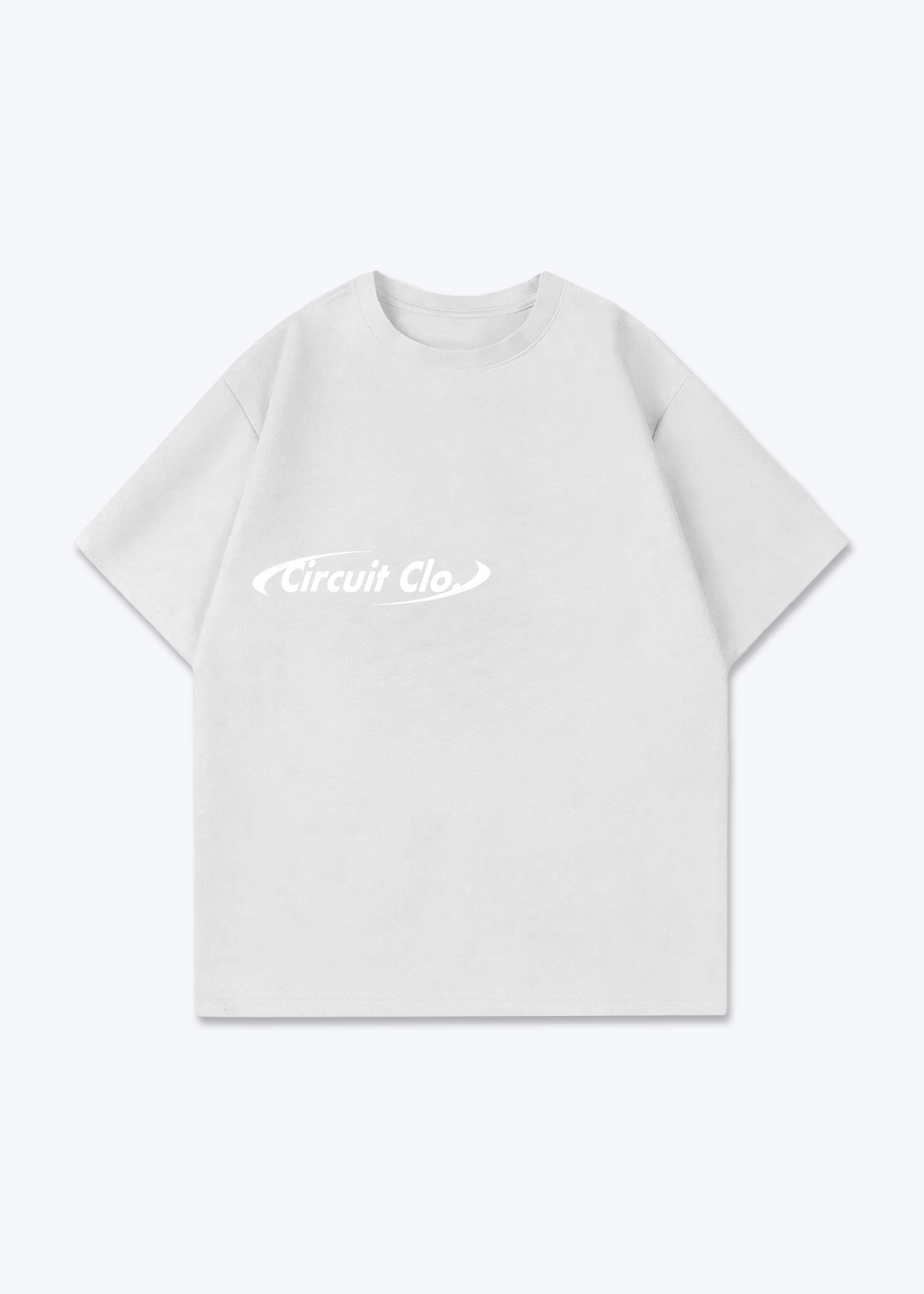 Test Oversized Shirt - White Front (Designed)