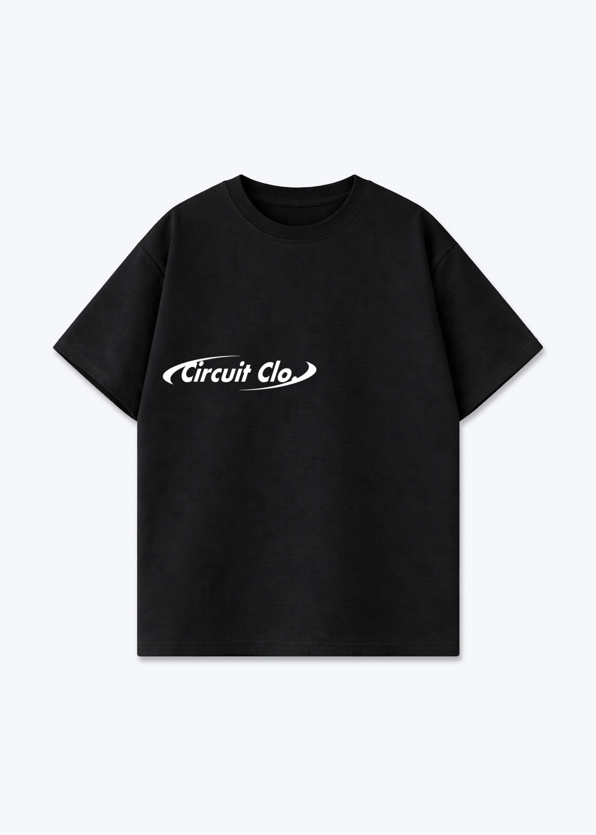 Test Oversized Shirt - Black Front (Designed)