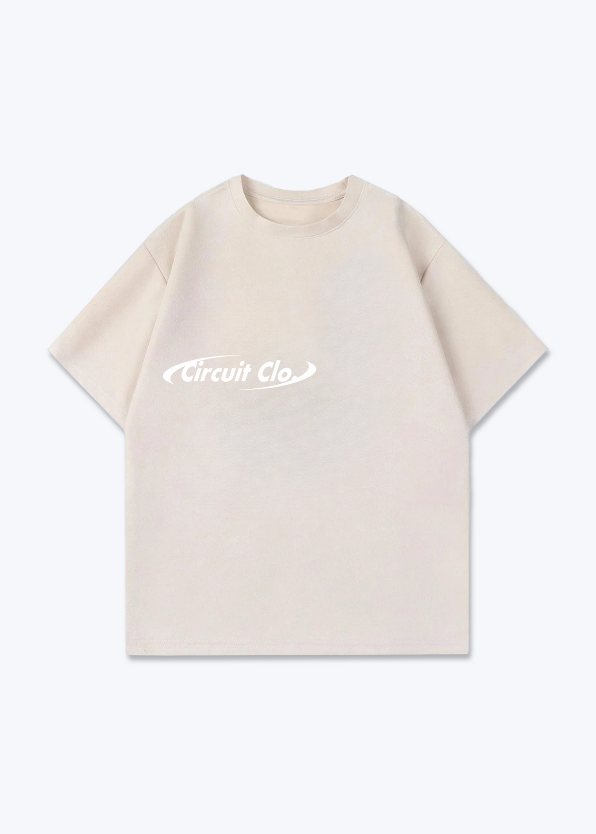 Test Oversized Shirt - Beige Front (Designed)