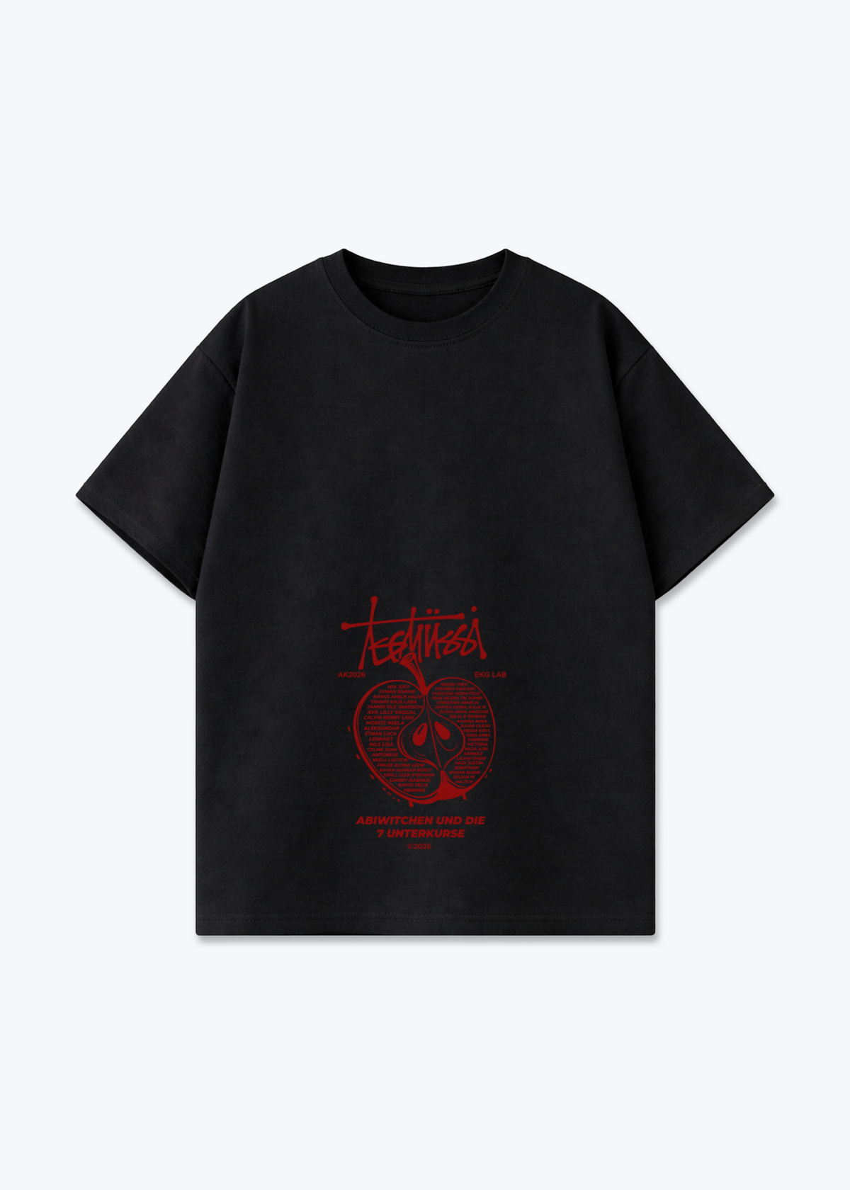Mein Stock Oversized Shirt - Black Front (Designed)